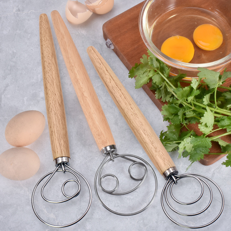 Danish Pancake Pan - Fouet à pâte danois en acier