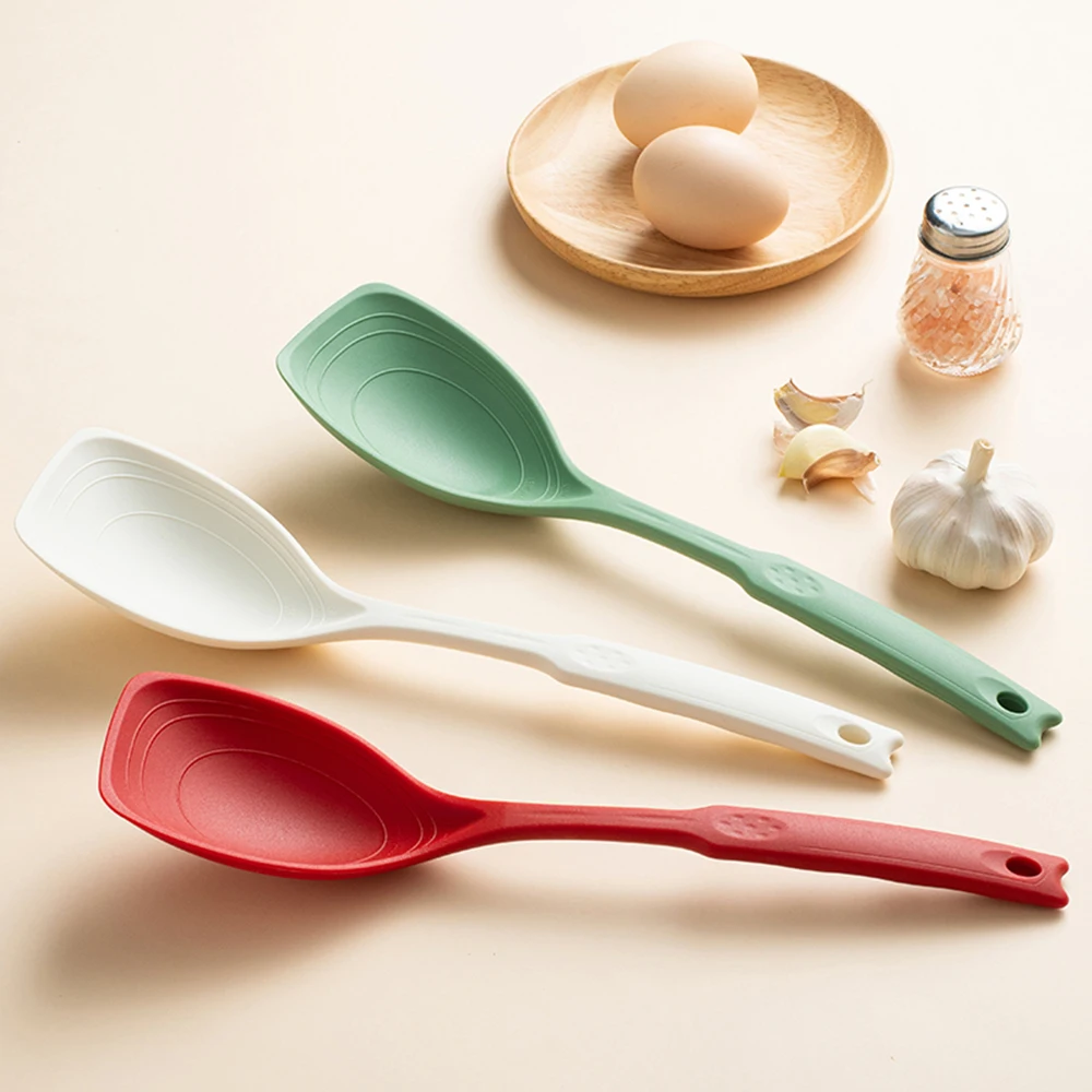 Okonomiyaki Spatula - Cuillère en Silicone multi-usage, confortable, antidérapante,