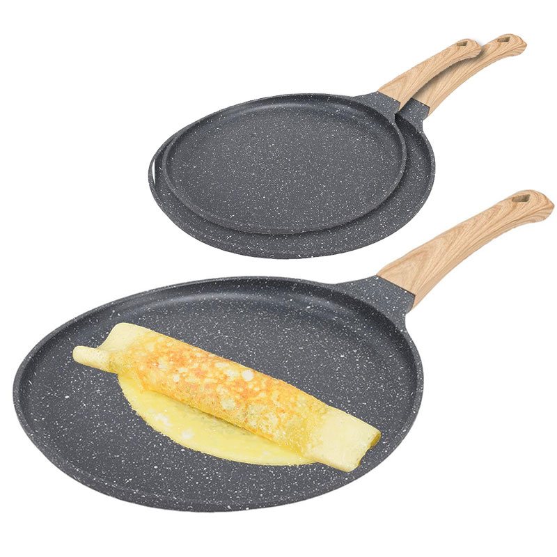 Mini Pancake Griddle - Poêle à crêpes en céramique antiadhésive