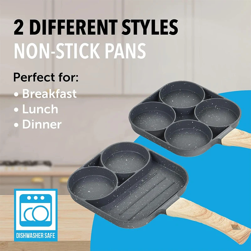 Poêle à crêpes et œufs 4 cavit - Mini Pancake Griddle avis et prix
