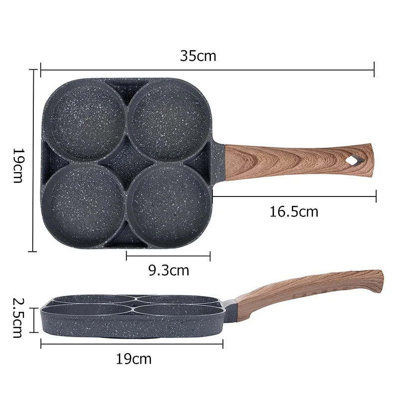 Poêle à crêpes et œufs 4 cavit - Mini Pancake Griddle avis et prix