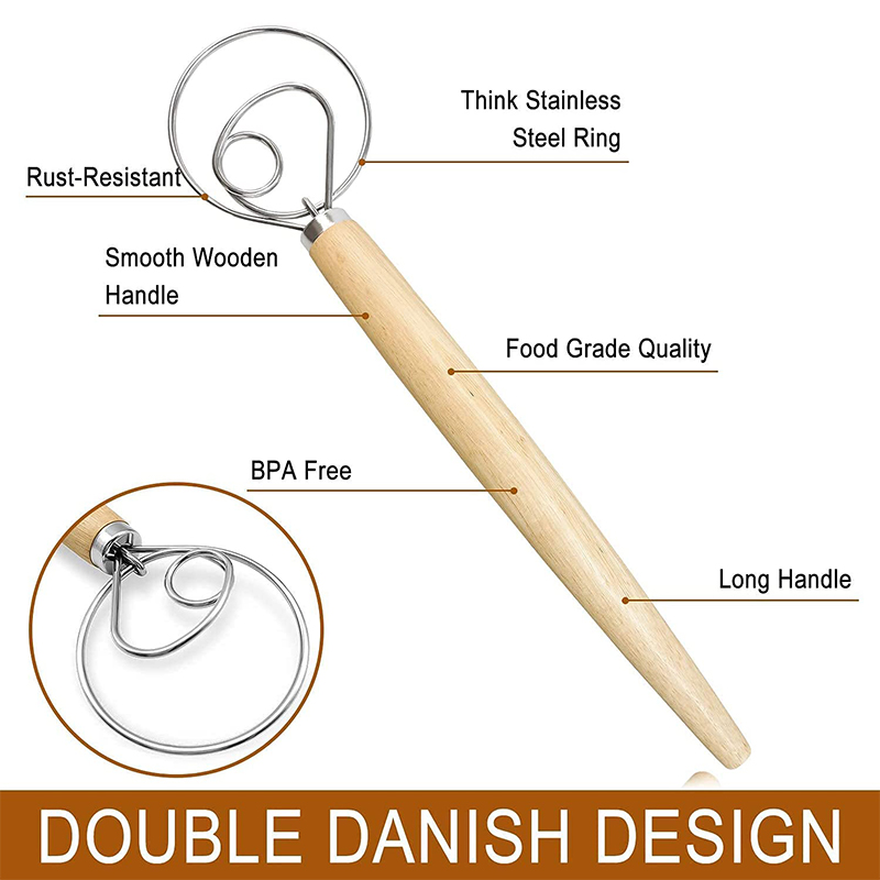 Grande main danois pâte fouet  - Danish Pancake Pan avis et prix