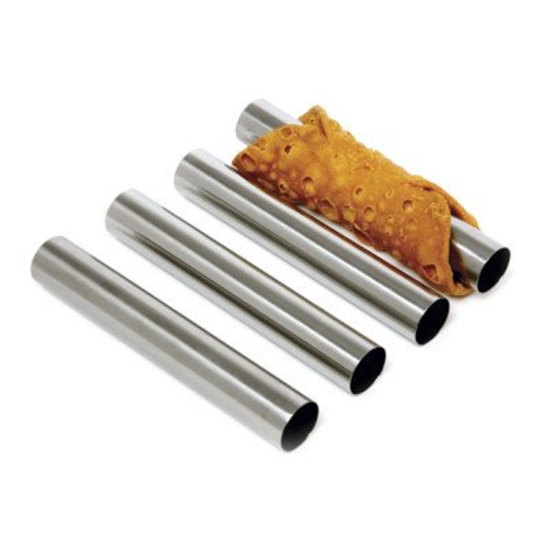 Cannoli en aluminium formes, 4 - Danish Pancake Pan avis et prix